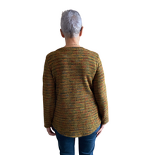 Load image into Gallery viewer, Mustard Fleck tops/jumper with one pocket.(A171)