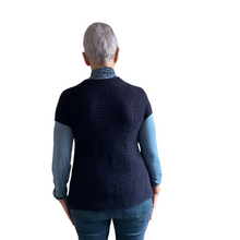 Load image into Gallery viewer, Navy Blue 3 button waistcoat a174