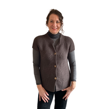 Load image into Gallery viewer, Brown 3 button waistcoat a174