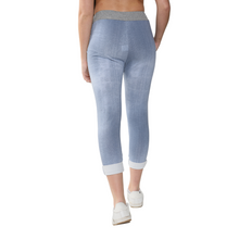 Load image into Gallery viewer, Light Denim Italian Joggers for casual everyday wear.