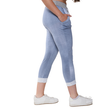 Load image into Gallery viewer, Light Denim Italian Joggers for casual everyday wear.