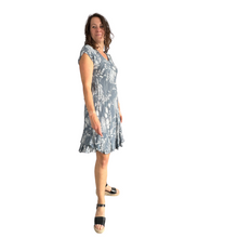 Load image into Gallery viewer, Grey Dandelion stretchy dress with cap sleeves for women (A160)