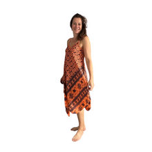 Load image into Gallery viewer, Orange Handkerchief dress
