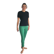 Load image into Gallery viewer, Ladies Italian Apple Green Magic Pants/ Trousers
