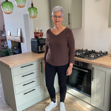 Load image into Gallery viewer, Super Soft Brown Italian Plain Jumper – One Size (12–16) A176