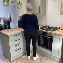 Load image into Gallery viewer, Super Soft Navy Blue Italian Plain Jumper – One Size (12–16) A176