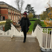 Load image into Gallery viewer, Grey Reversible cape/ wrap