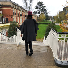 Load image into Gallery viewer, Grey tartan Reversible wrap UK