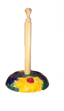 Load image into Gallery viewer, Ceramic multi flower design Kitchen roll holder( 18)