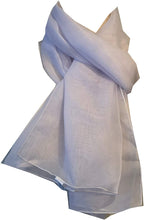 Load image into Gallery viewer, Plain White Chiffon Style Scarf Thin Pretty Scarf Great for Any Outfit Lovely Gift
