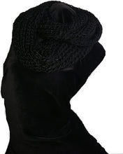 Load image into Gallery viewer, Pamper Yourself Now Black Snood Lovely Winter Warm Circle Scarf