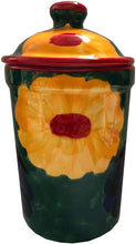 Load image into Gallery viewer, Multi Coloured Flower Garlic Keeper Pot (18)