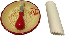 Load image into Gallery viewer, Red Garlic Design (3) Garlic and Ginger Grater Set with Brush and Peeler. A Must for Every Foodie who Loves to Cook.
