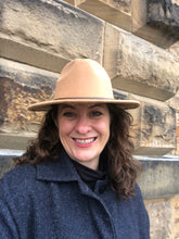 Load image into Gallery viewer, Stone Adjustable felt look Fedora hat