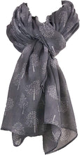 Load image into Gallery viewer, Mulberry Tree Design Ladies Scarves/Wraps or Shawl. Fantastic Present