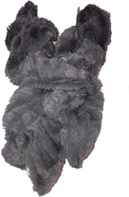 Load image into Gallery viewer, Pamper Yourself Now Grey Faux Fur Stretchy Scarf with Tuck. Lovely Warm Winter Fantastic Gift