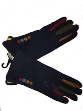 Load image into Gallery viewer, Navy gloves for women
