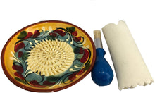 Load image into Gallery viewer, Orange chill Garlic and Ginger Grater Plate set with brush and peeler. (22)