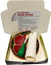 Load image into Gallery viewer, Pom Design Garlic Grater(13) Garlic and Ginger Grater Set with Brush and Peeler. A Must for Every Foodie who Loves to Cook.