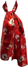 Load image into Gallery viewer, Red snowman scarf