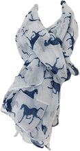 Load image into Gallery viewer, Pamper Yourself Now Horse Animal Print Scarves London Fashion Long Soft Scarves
