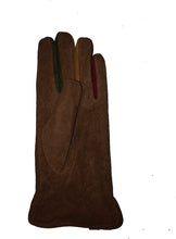 Load image into Gallery viewer, Brown ladies gloves
