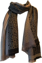 Load image into Gallery viewer, Animal print Pashmina Style Scarf/wrap/shawl.