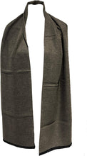 Load image into Gallery viewer, Pamper Yourself Now Light Grey Plain Colour Frayed Edge Men's Long Scarf