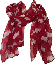 Load image into Gallery viewer, Polar bear long soft scarf/wrap