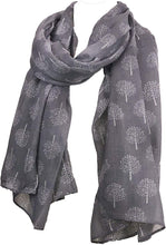 Load image into Gallery viewer, Mulberry Tree Design Ladies Scarves/Wraps or Shawl. Fantastic Present