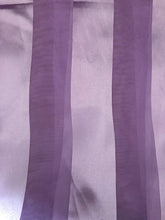 Load image into Gallery viewer, Plain Lilac Faux Chiffon and Satin Style Striped Scarf Thin Pretty Scarf Great for Any Outfit Lovely Gift