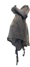 Load image into Gallery viewer, Pamper Yourself Now Grey Pretty lace Soft Long Scarf