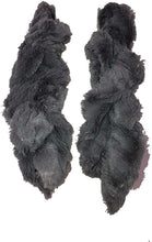 Load image into Gallery viewer, Pamper Yourself Now Grey Faux Fur Stretchy Scarf with Tuck. Lovely Warm Winter Fantastic Gift
