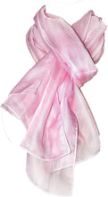 Load image into Gallery viewer, Plain Baby Pink Chiffon Style Scarf Thin Pretty Scarf Great for Any Outfit Lovely Gift