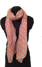 Load image into Gallery viewer, Pamper Yourself Now Pink Little Elephant Design Scarf