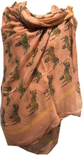 Load image into Gallery viewer, Pamper Yourself Now Light Pink Zebra Animal Print Large Scarf Soft Summer Fashion London Fashion Fab Gift