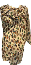 Load image into Gallery viewer, Pamper Yourself Now Cream Fish Scarf with Tropical Fish