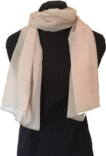 Load image into Gallery viewer, Plain Beige Chiffon Style Scarf Thin Pretty Scarf Great for Any Outfit Lovely Gift