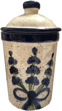 Load image into Gallery viewer, Lavender Blue Garlic Keeper Pot (9)