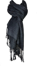 Load image into Gallery viewer, Plain Grey Pashmina Style Scarf/wrap
