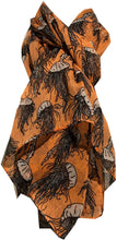 Load image into Gallery viewer, Pamper Yourself Now Peachy Orange Jellyfish Design Scarf.