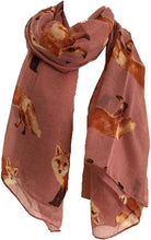 Load image into Gallery viewer, Pamper Yourself Now Pink Fox Fashion Scarf Long Soft wrap/Sarong
