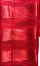 Load image into Gallery viewer, Thin red chiffon scarf