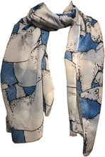 Load image into Gallery viewer, Polar bear long soft scarf/wrap
