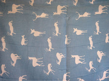 Load image into Gallery viewer, Pamper Yourself Now Light Blue with White Deers stag Print Scarves