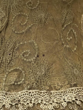 Load image into Gallery viewer, Beige lace scarf