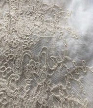 Load image into Gallery viewer, Pamper Yourself Now Cream Pretty lace Soft Long Scarf