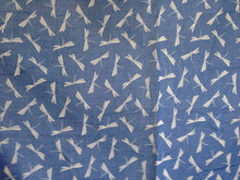 Load image into Gallery viewer, Pamper Yourself Now Ladies Scarf Blue with Beige Dragonfly Fashion Long Soft wrap/Sarong