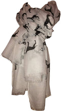 Load image into Gallery viewer, Pamper Yourself Now Great Dane Dog Long Ladies Scarf with Frayed Edge. Great Gift/Present.