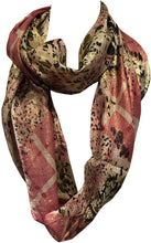 Load image into Gallery viewer, Pamper Yourself Now Pink Animal Print Shiny Snood
